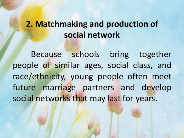 Of Social Networks And Production Matchmaking Of Social Networks And Production Matchmaking
